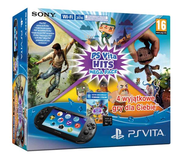 Sony PlayStation Vita Wi Fi Hits MegaPack Karta 8GB Konsola