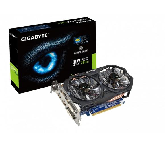 Gigabyte GeForce Cuda GTX750Ti OC 2048MB DDR5 128bit Karta Graficzna