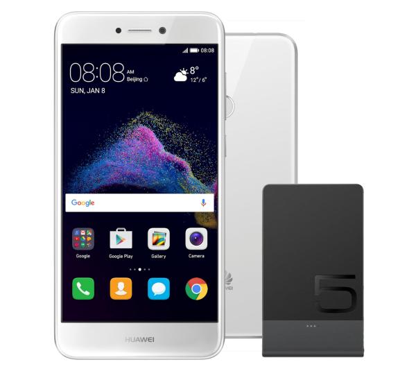Huawei P9 Lite 2017 (biały) + powerbank