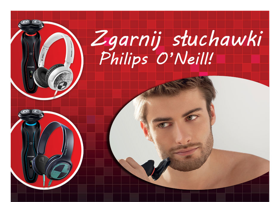 Zgarnij słuchawki Philips O'Neill!