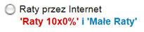 raty 10x0%