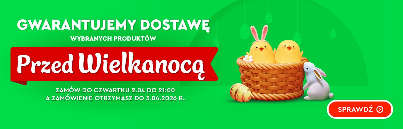 Gwarancja dostawy przed Wielkanocą