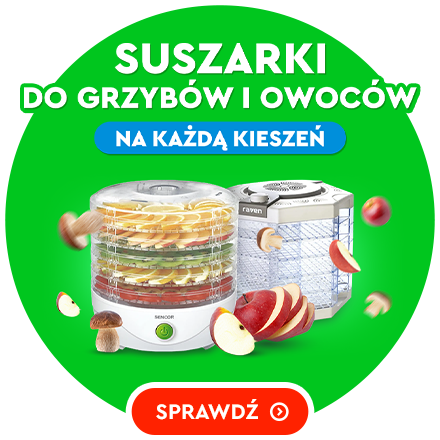 Suszarki do grzybów i owoców