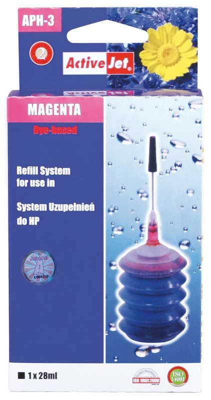 ActiveJet APH-3 system uzupełnień HP (magneta)