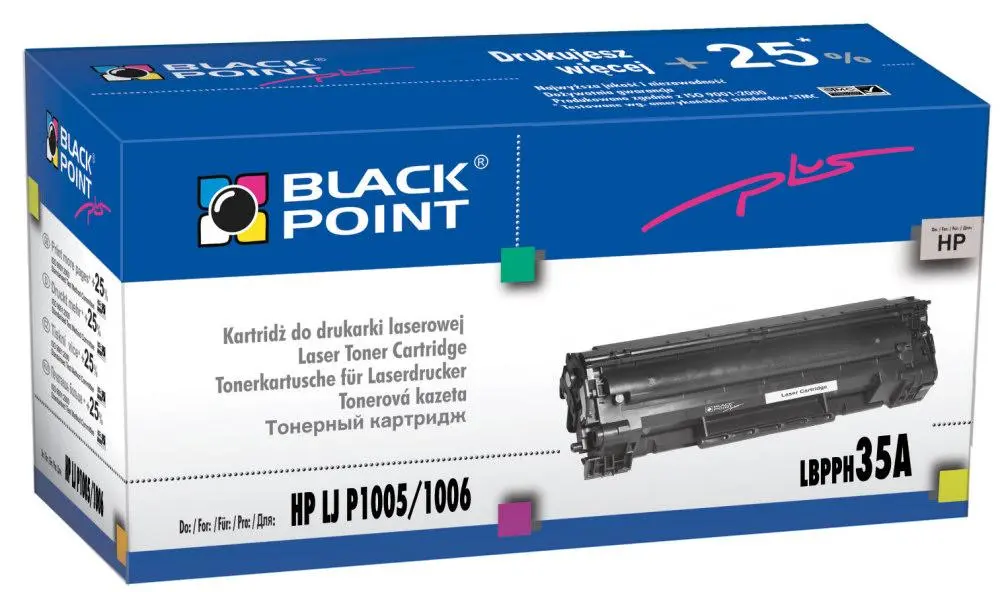 Toner Black Point LBPPH35A (zamiennik CB435A nr 35A) Czarny