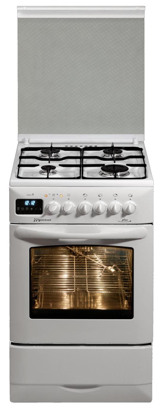 Kuchnia gazowo-elektryczna Mastercook KGE 3445 B Plus