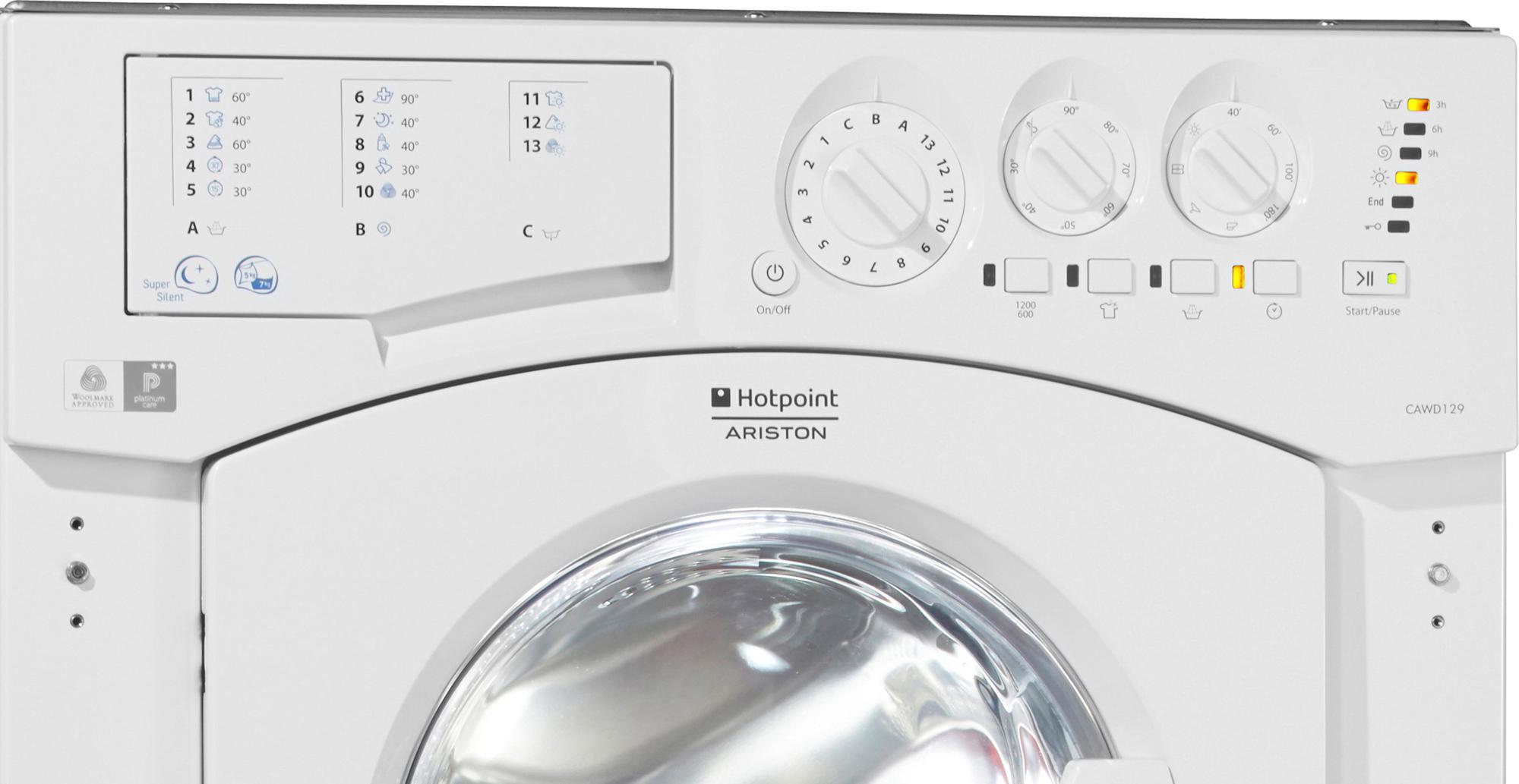 Pralko-suszarka Hotpoint-Ariston Hotpoint-Ariston CAWD 129 EU 7kg/5kg