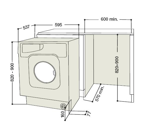 Pralko-suszarka Hotpoint-Ariston Hotpoint-Ariston CAWD 129 EU 7kg/5kg
