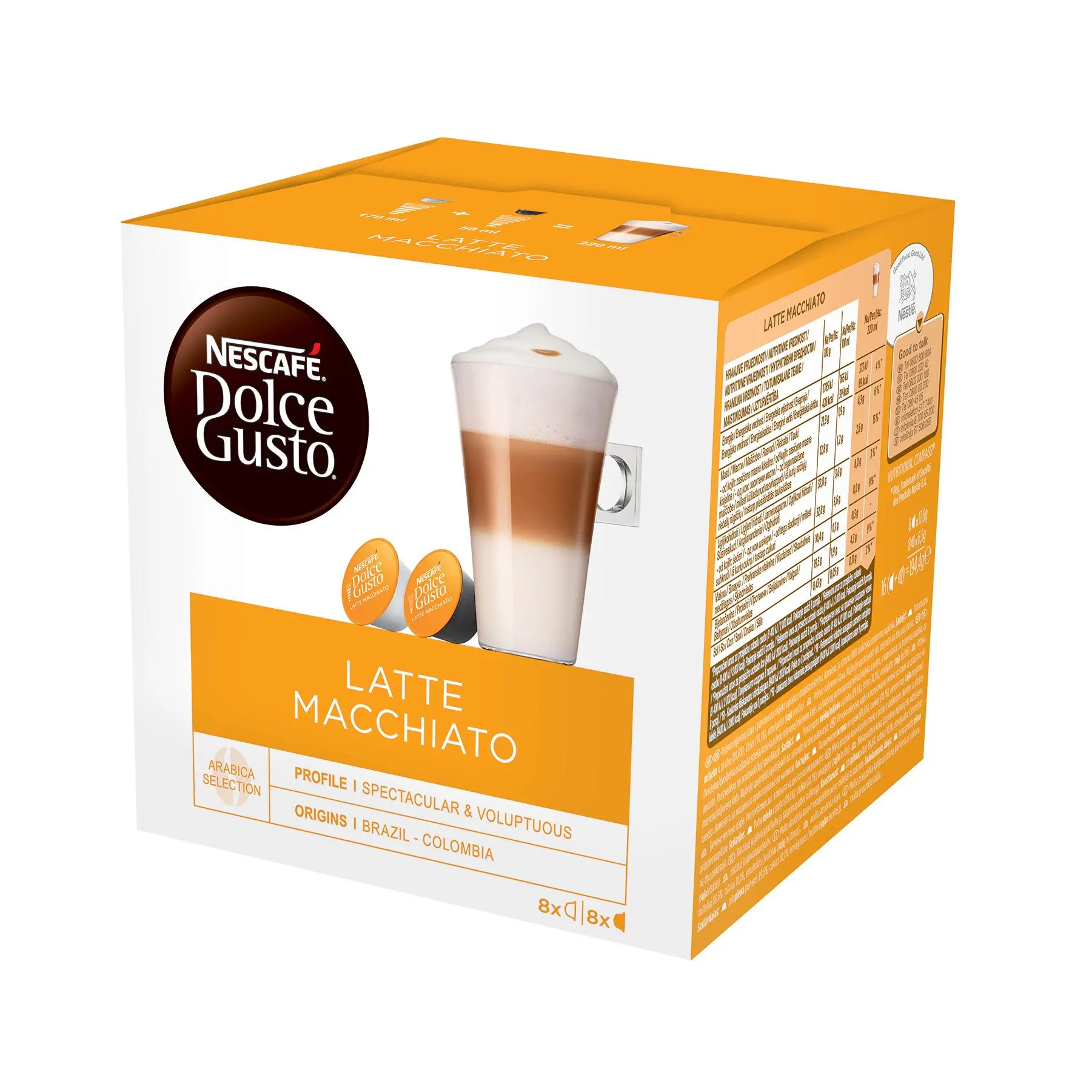 Kapsułki Nescafe Dolce Gusto Latte Macchiato 16szt.