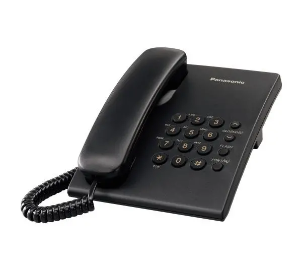 Telefon Panasonic KX-TS500 Czarny