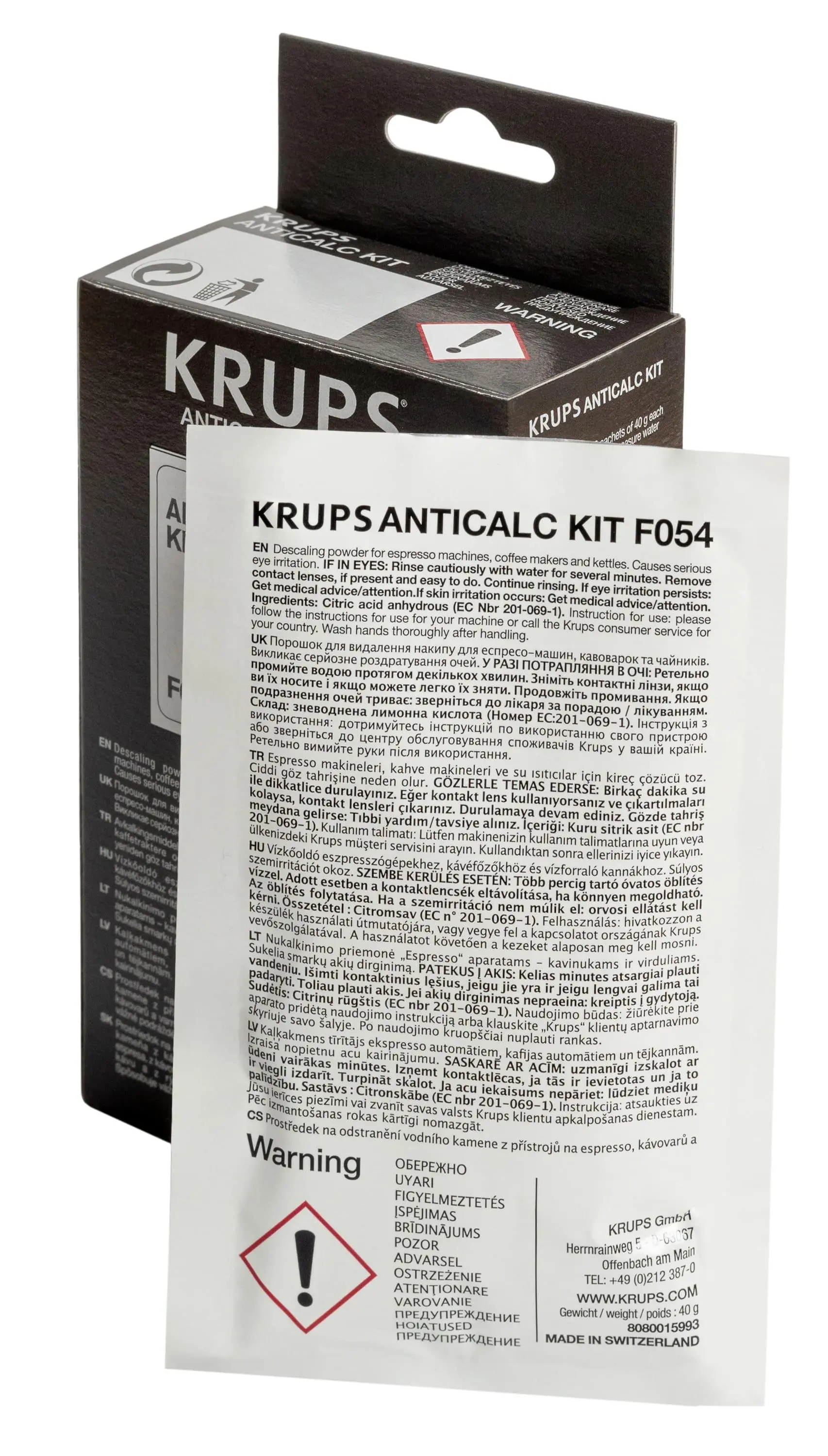 Odkamieniacz do ekspresu Krups F054001A