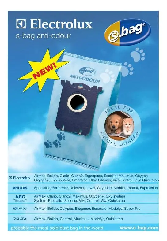 Worek do odkurzacza Electrolux E203 s-bag Anti-Odour 3szt.