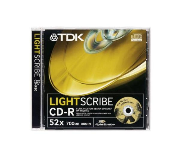 TDK CD-R Lightscribe 1 szt.