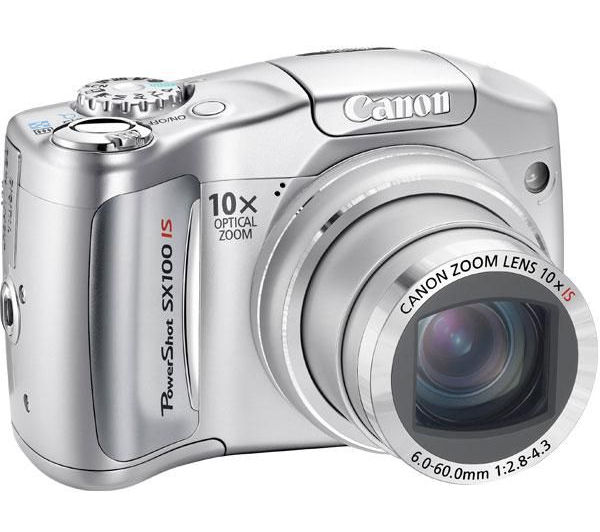 Canon PowerShot SX100 IS (srebny)