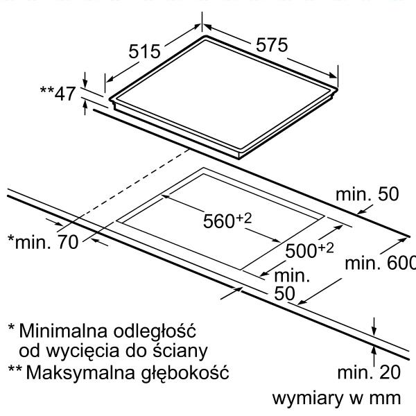 Płyta ceramiczna Bosch PKN645T14