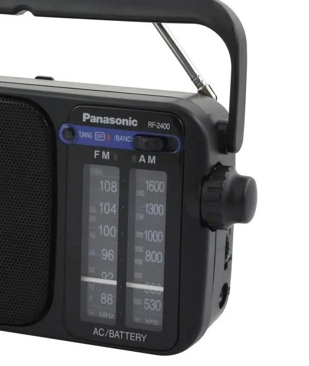Radioodbiornik Panasonic RF-2400 Radio FM Czarny