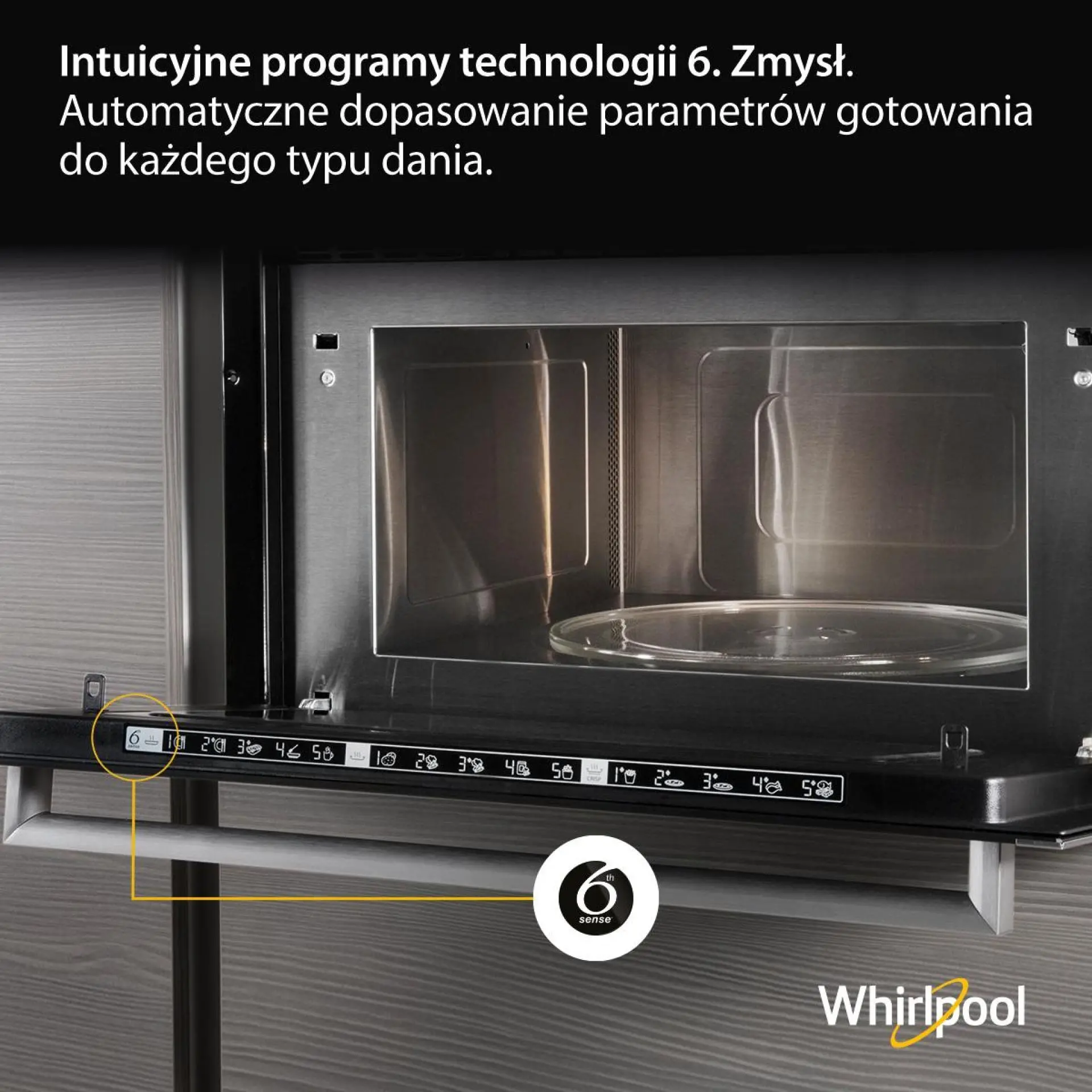 Kuchenka mikrofalowa Whirlpool Absolute AMW 731/IX Grill