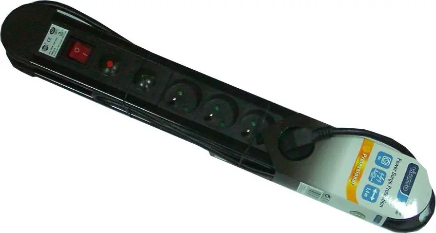 Listwa Vivanco 26050 6 gniazd 1,4m Czarny