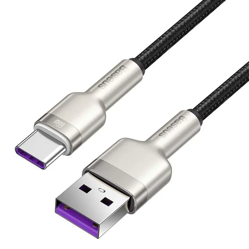 Kabel Baseus USB do USB-C Cafule 66W 2m Czarny