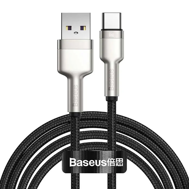 Kabel Baseus USB do USB-C Cafule 66W 2m Czarny