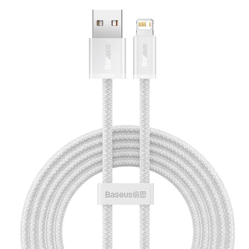 Kabel Baseus USB do Lightning Dynamic 2,4A 2m Biały