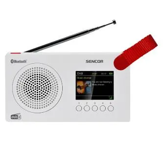 Radioodbiornik Sencor SRD 7757WH Radio FM DAB+ Bluetooth Biały