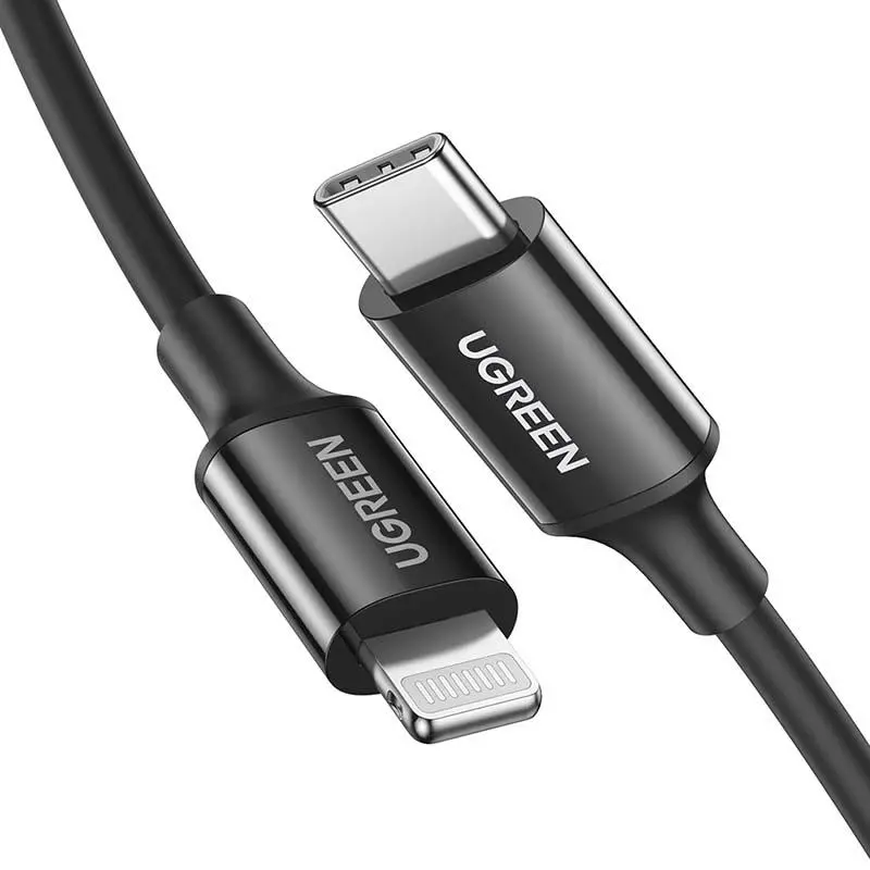 Kabel UGREEN USB-C do Lightning US171 36W 2m Czarny