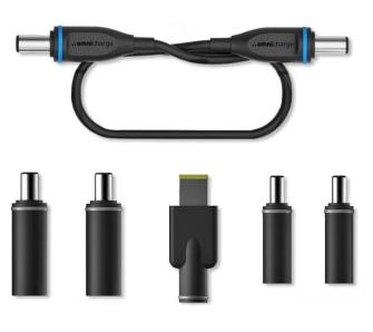 Adapter Omnicharge OA60A003 kabel + zestaw końcówek do laptopów