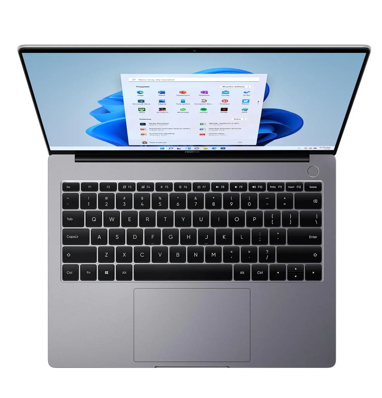Laptop ultrabook realme Book Prime 14" i5-11320H 16GB RAM 512GB Dysk SSD Win11 Szary