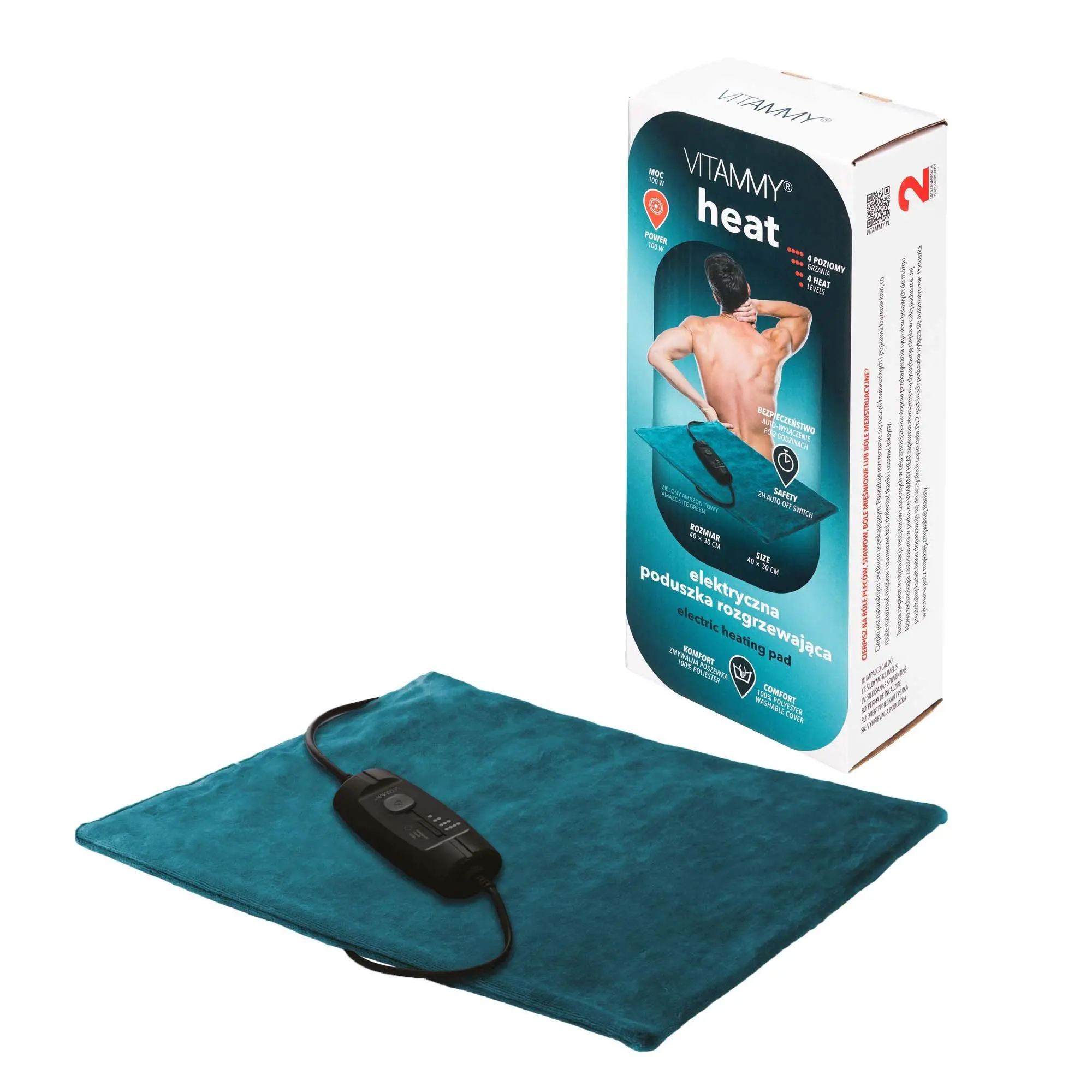 Poduszka elektryczna Vitammy Heat Zielony