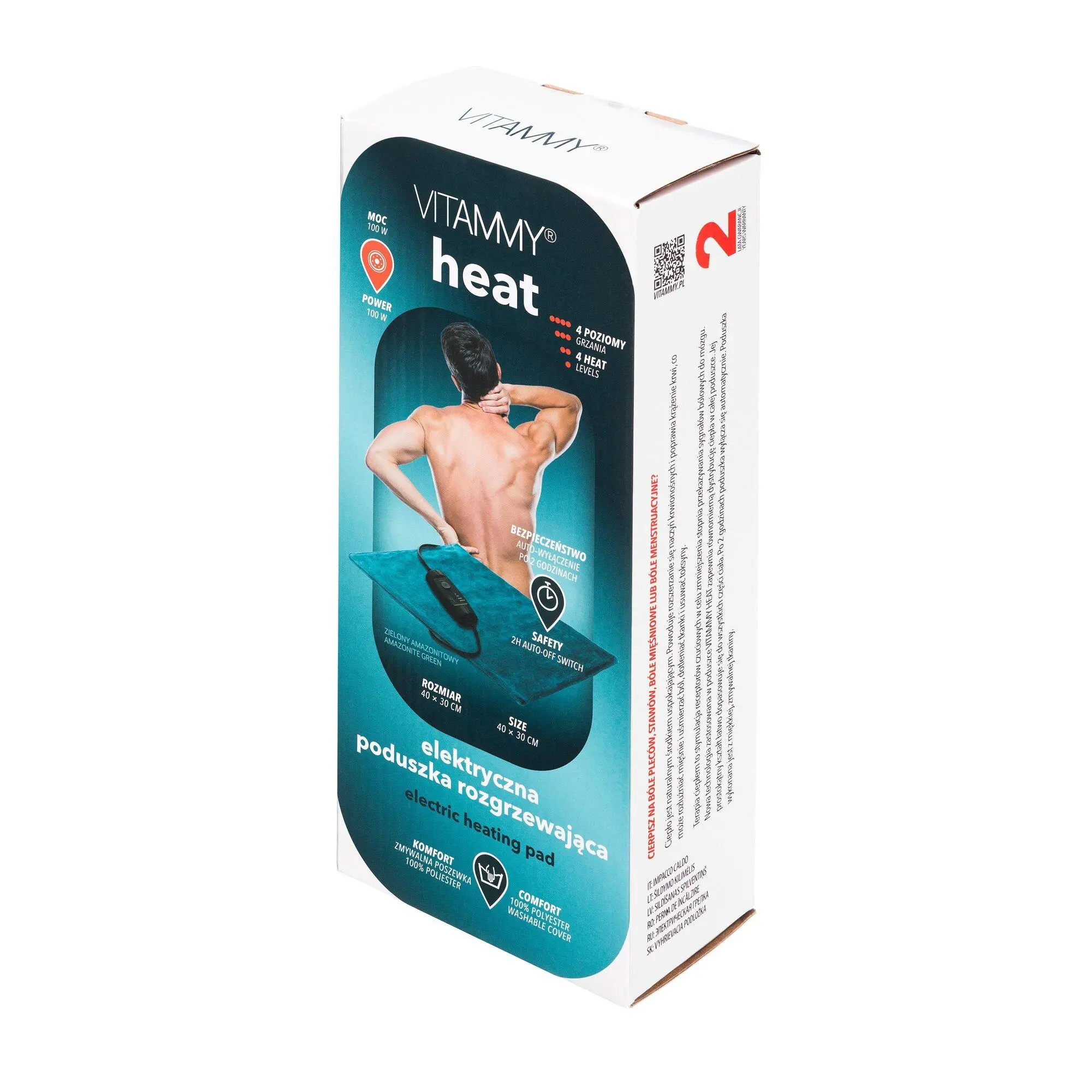 Poduszka elektryczna Vitammy Heat Zielony