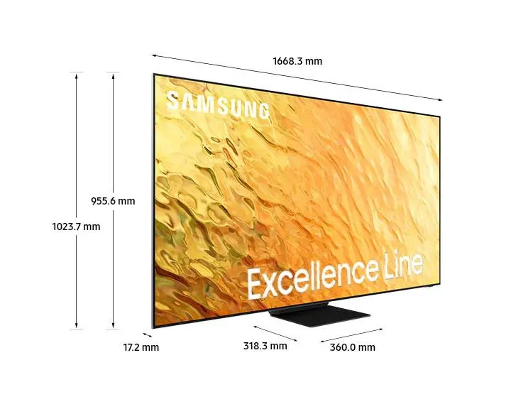 Telewizor Samsung Excellence Line Neo QLED QE75QN800BT 75" QLED 8K 120Hz Tizen Dolby Atmos HDMI 2.1 DVB-T2