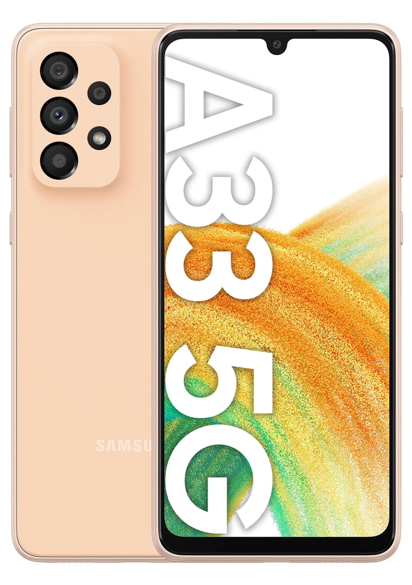 Smartfon Samsung Galaxy A33 5G 6/128GB 6,4" 90Hz 48Mpix Pomarańczowy