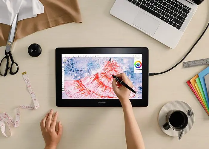 Tablet graficzny Huion Kamvas Pro 16 Plus (4K) Dark grey