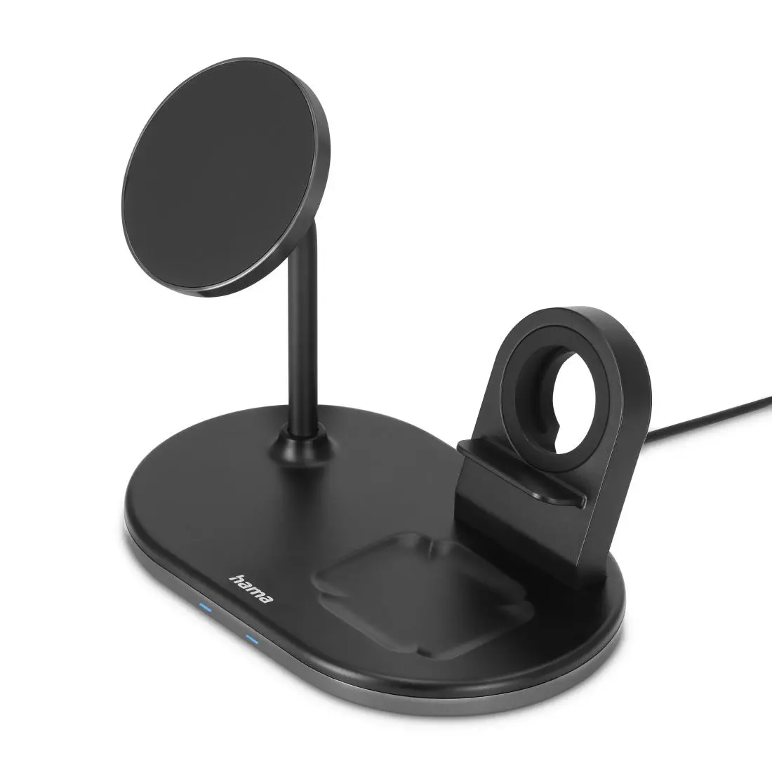 Ładowarka indukcyjna Hama 3w1 15W 187272 Czarny