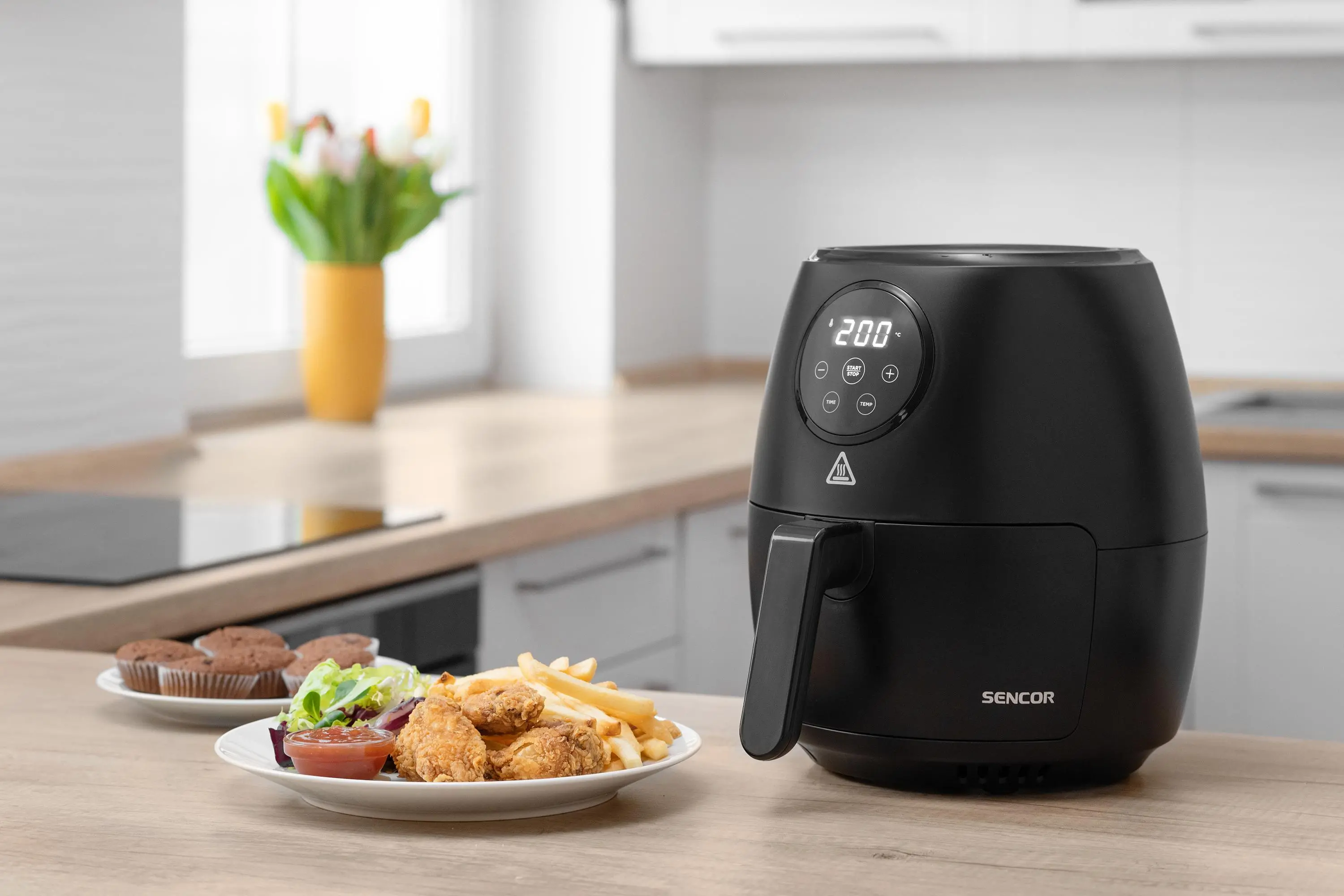 Frytkownica beztłuszczowa Sencor SFR 5030BK 1300W 3,5l