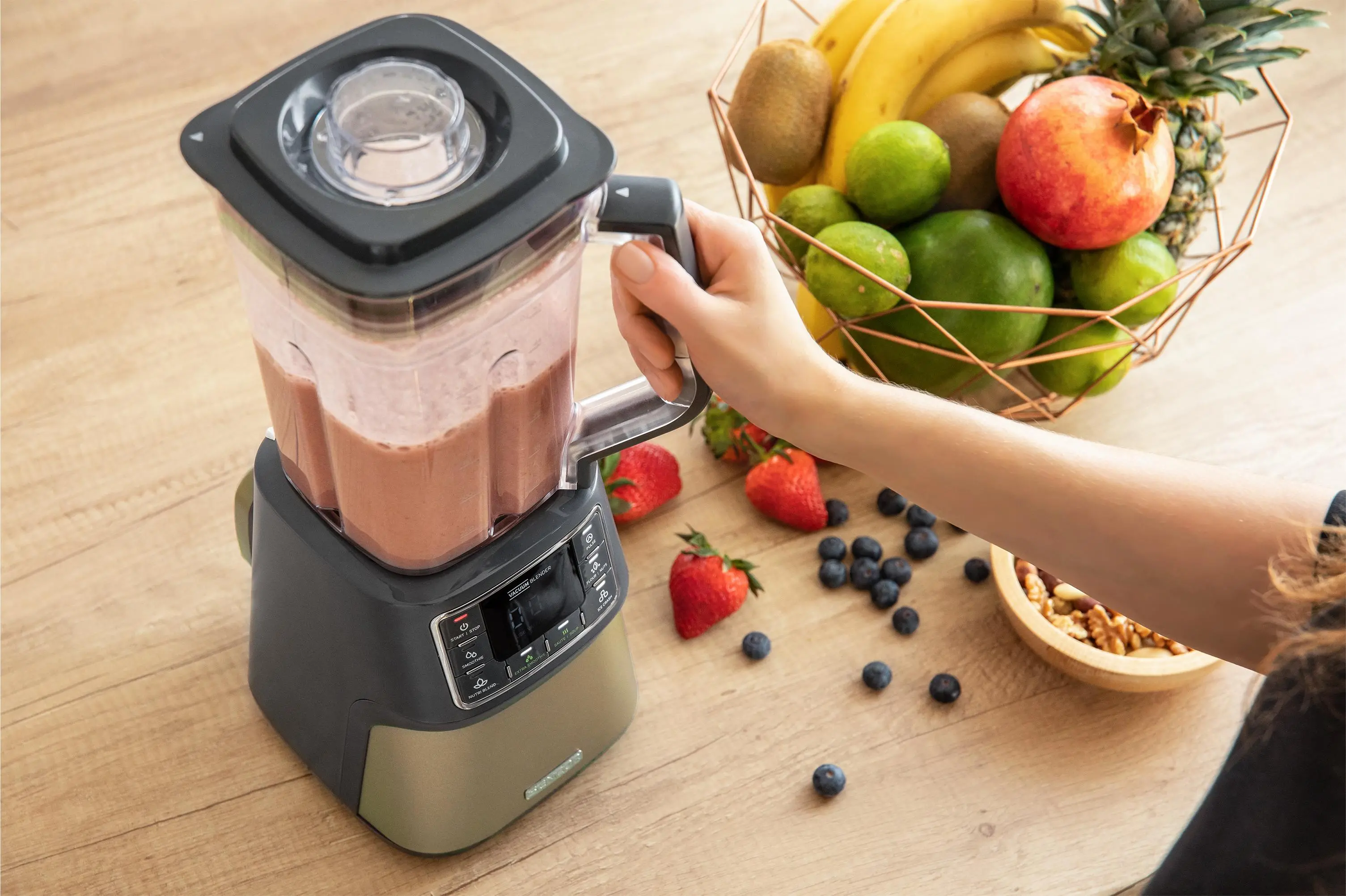 Blender kielichowy Sencor SBU 7677CH 1,5l Butelka Jednostka wytwarzająca próżnię
