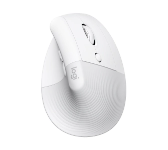 Myszka Logitech Lift Dla praworęcznych Biały