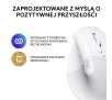 Myszka Logitech Lift Dla praworęcznych Biały