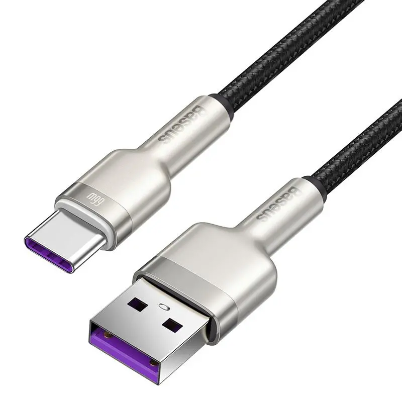 Kabel Baseus USB do USB-C Cafule 66W 0,25m Czarny