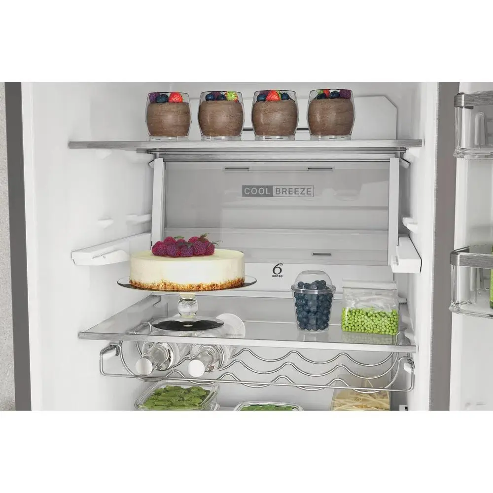 Lodówka Whirlpool W7X 94T SX Pełny No Frost 202,7cm Szuflada z kontrolą wilgotności Inox