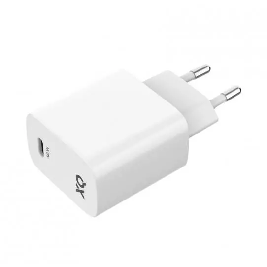 Ładowarka sieciowa Xqisit Travel Charger Silngle USB-C PD 30W Biały