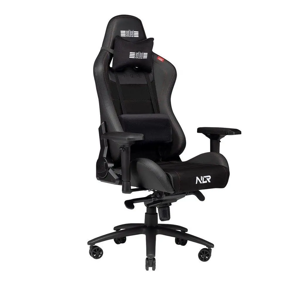 Fotel Next Level Racing NLR-G003 Pro Gaming Chair Leather & Suede Edition Gamingowy do 140kg Skóra naturalna Czarny