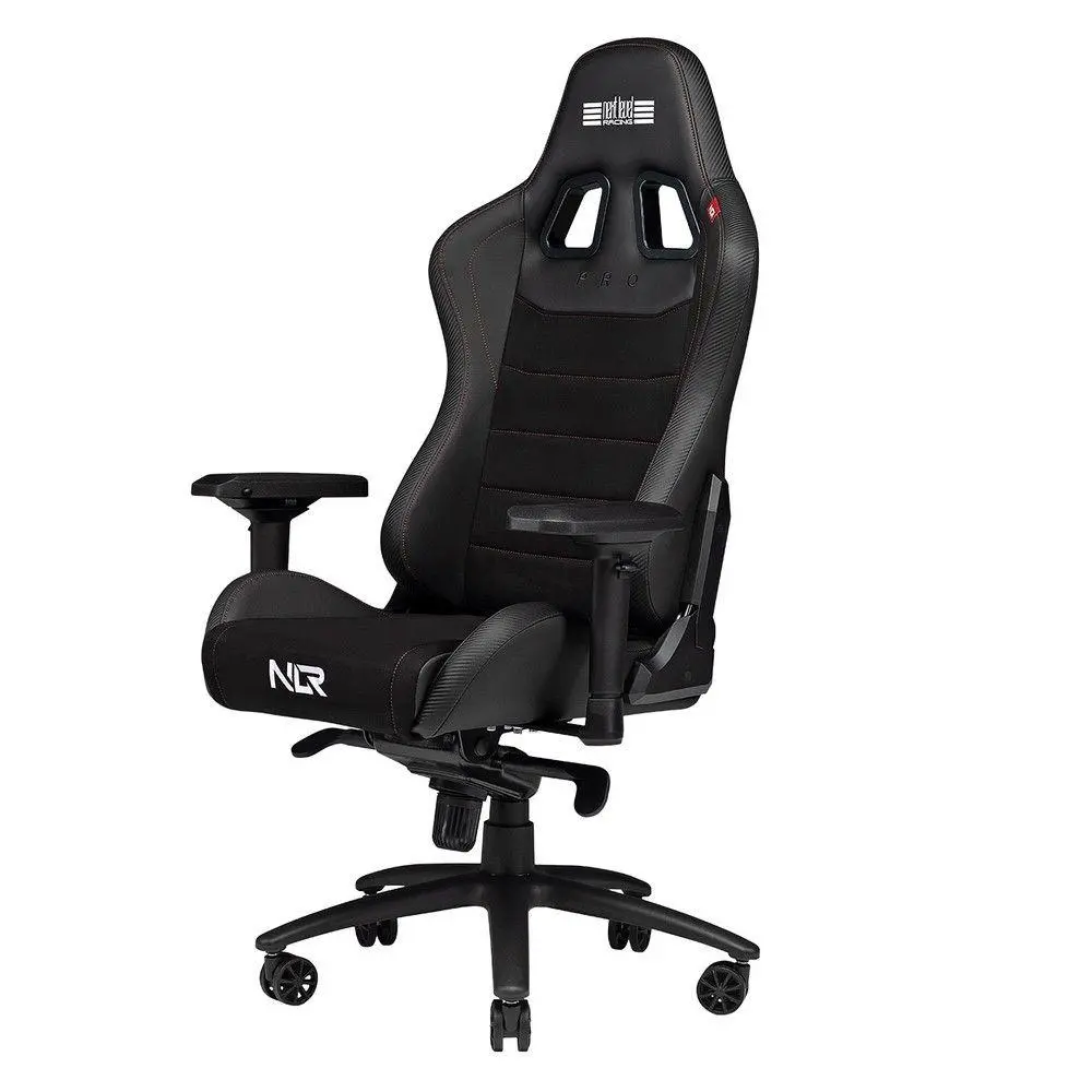 Fotel Next Level Racing NLR-G003 Pro Gaming Chair Leather & Suede Edition Gamingowy do 140kg Skóra naturalna Czarny