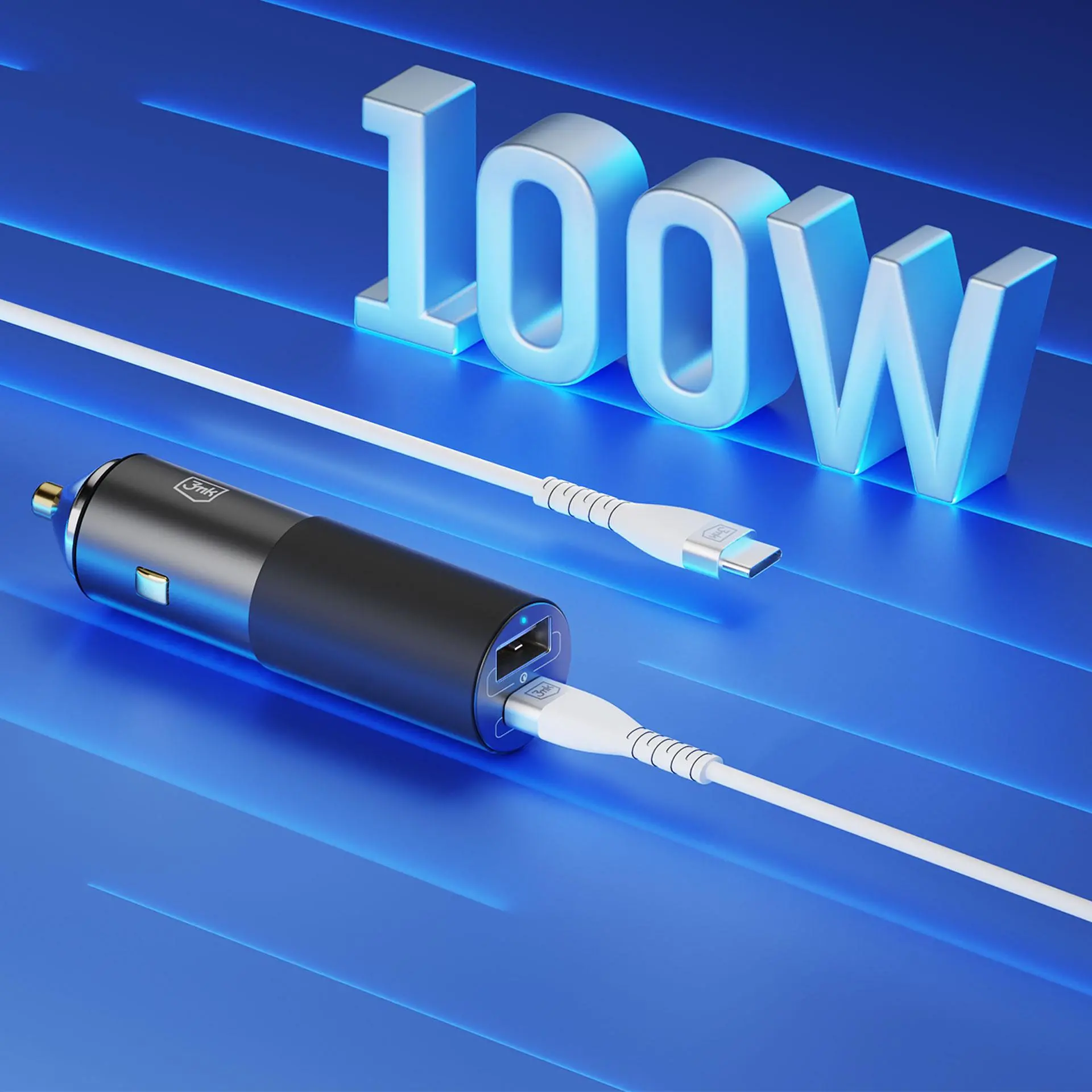 Ładowarka samochodowa 3mk Hyper Car 100W