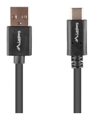 Kabel Lanberg USB do USB-C QC 3,0 1,8m Czarny