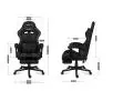 Fotel Huzaro Force 4.7 Carbon Mesh Gamingowy  do 140kg Tkanina Czarny