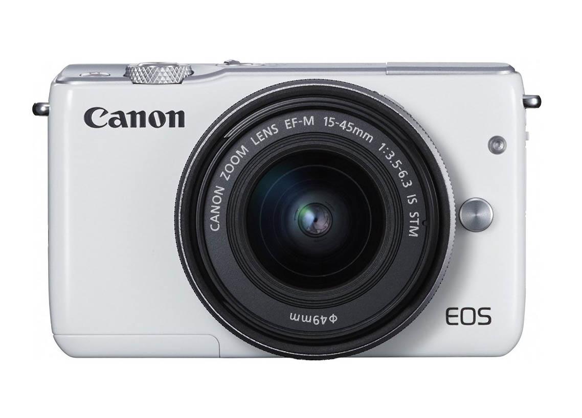 Aparat Canon EOS M10 + 15-45 mm IS STM (biały)