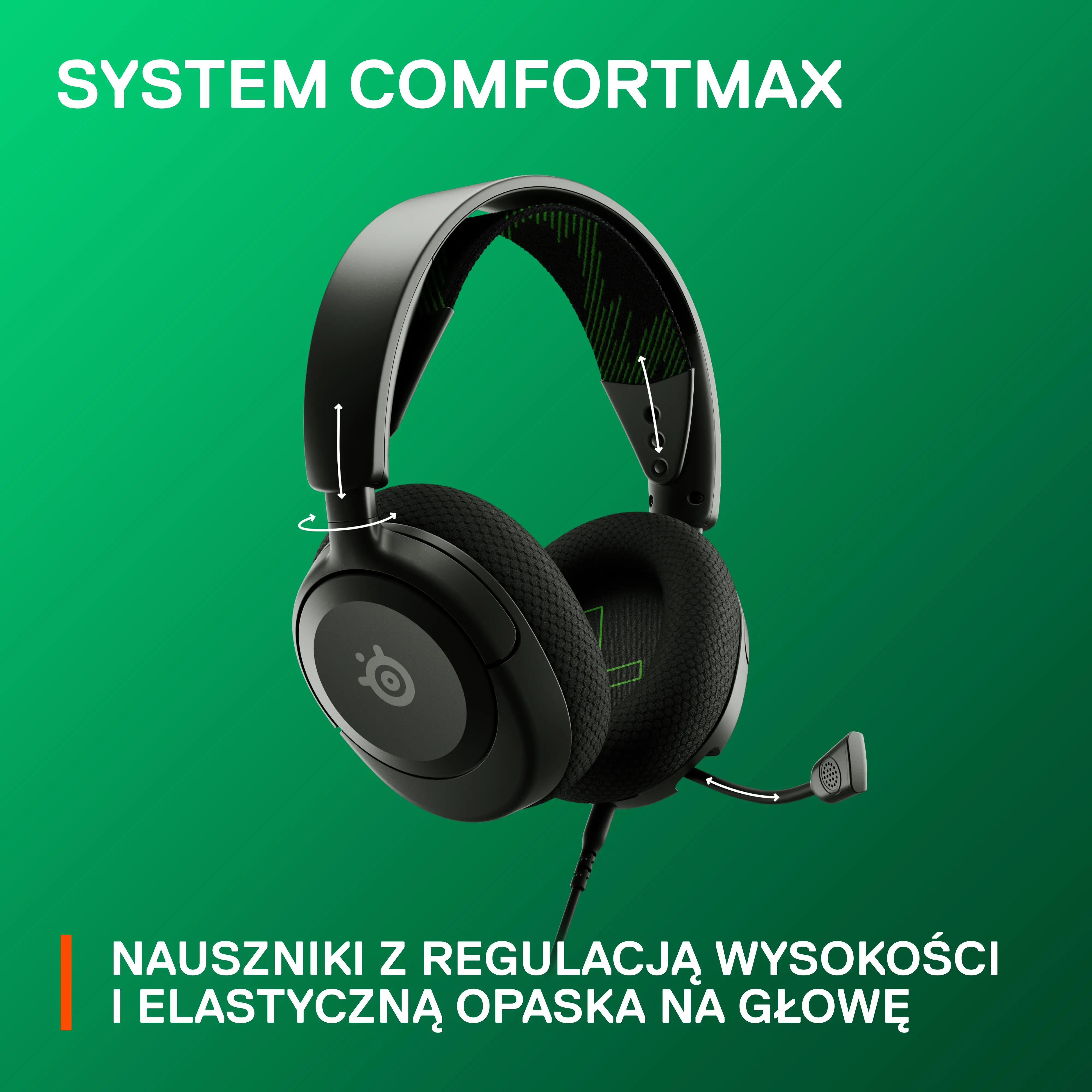 Słuchawki przewodowe z mikrofonem SteelSeries Arctis Nova 1X Nauszne Czarny