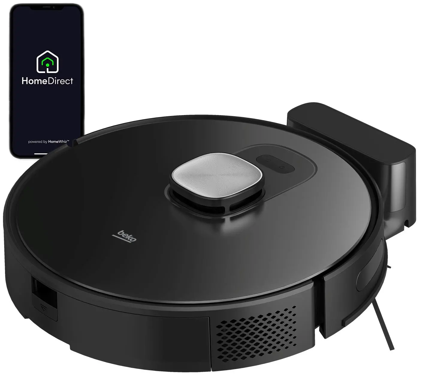 Robot sprzątający Beko RoboSmart VRR70214VB Funkcja mopowania Tworzenie mapy pomieszczenia 65dB